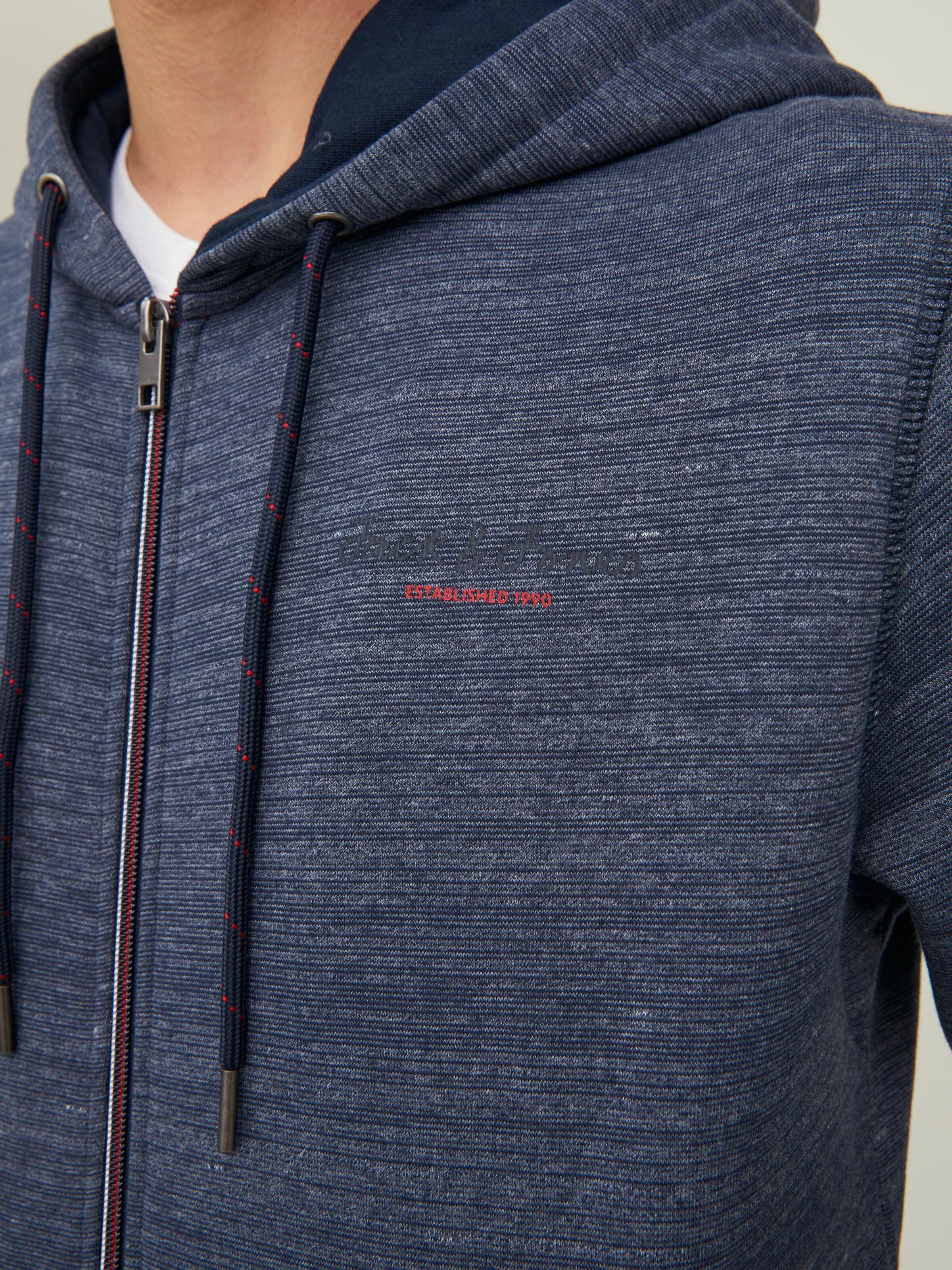 Männer Sweat JACK & JONES Sweatjacke 'BERG' in Navy - YE95480 Männer Sweat JACK & JONES Sweatjacke 'BERG' in Navy - YE95480