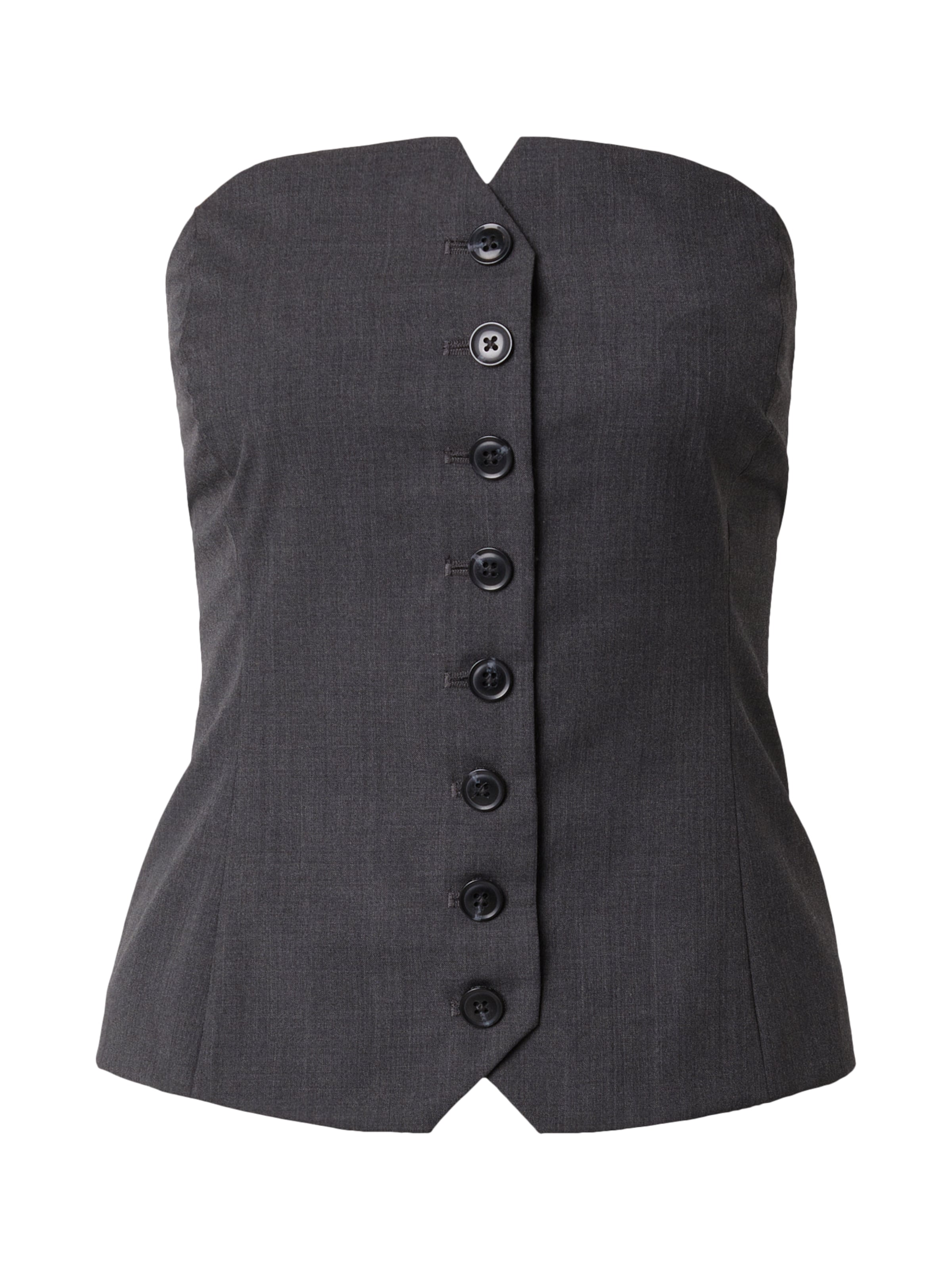 Samsøe Samsøe Τοπ &#x27;Saellen&#x27; σε γκρι: μπροστά