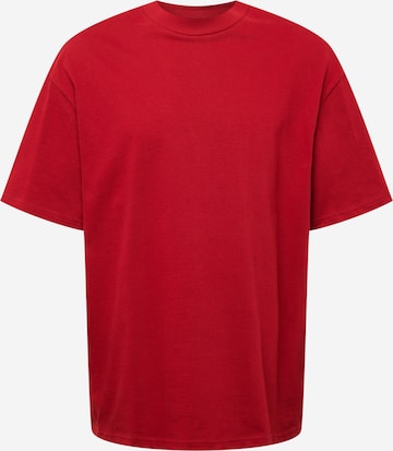 WEEKDAY T-shirt 'Great' i röd: framsida