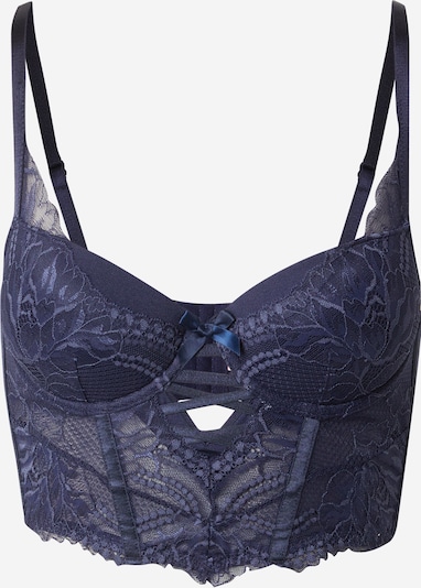 Hunkemöller Soutien-gorge 'Kimberley' en bleu marine, Vue avec produit