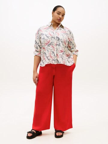 Tommy Hilfiger Curve Широкий Штаны 'ESS' в Оранжевый