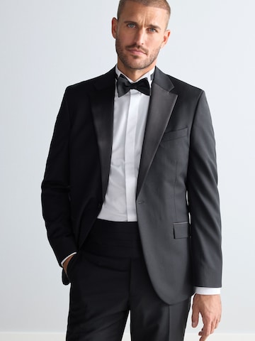 Next Slim Fit Sakko in Schwarz: Vorderseite