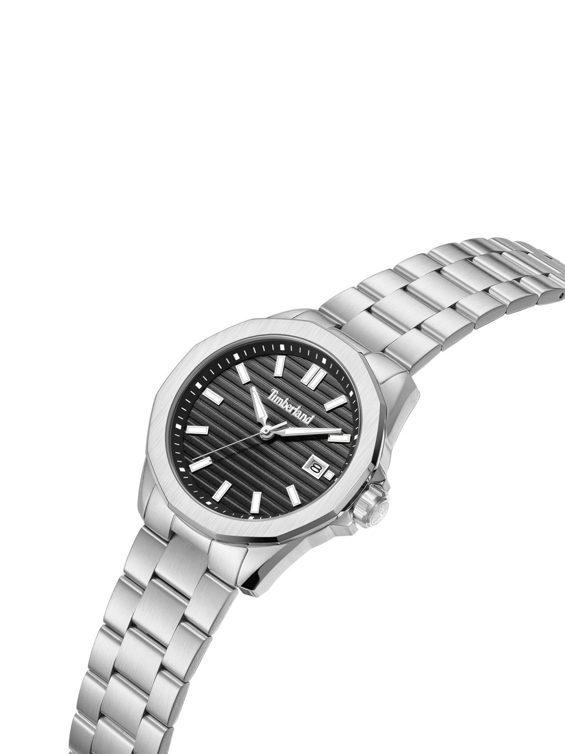 TIMBERLAND Analoog horloge 'Date watch Bretton Woods' in Zilver