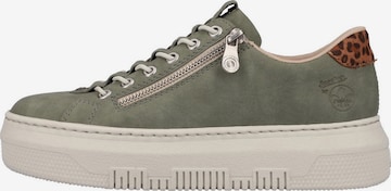 Sneaker bassa di Rieker in verde