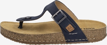 JOSEF SEIBEL T-bar sandals in Blue: front