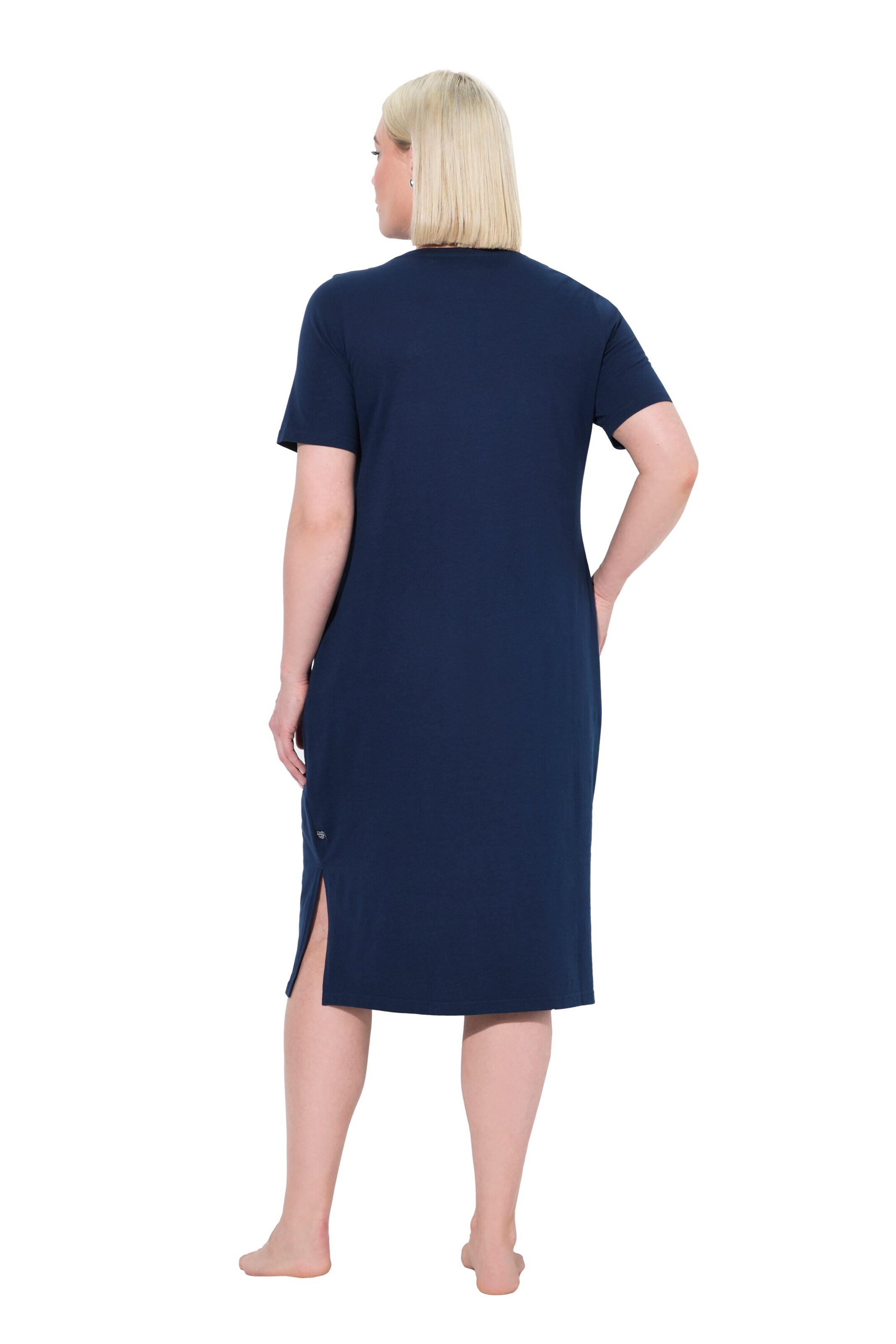 Ulla Popken Nachthemd in Blauw