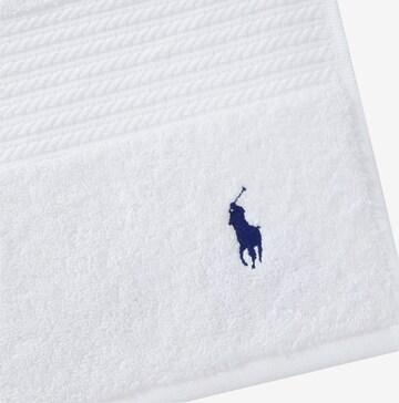 Ralph Lauren Home Shower Towel 'Polo Player' in White
