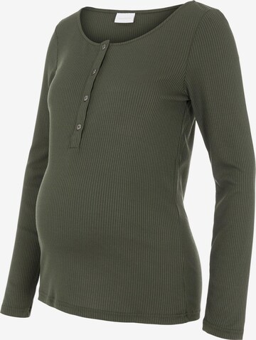 MAMALICIOUS Shirt 'ELLEN' in Groen: voorkant