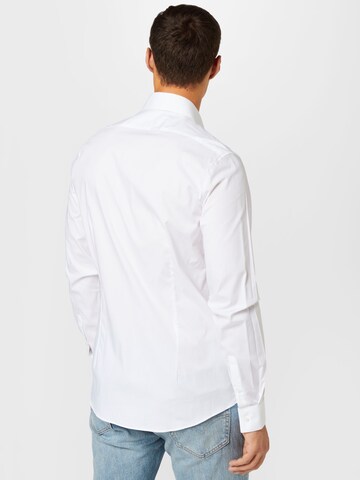 Slim fit Camicia business di Calvin Klein in bianco