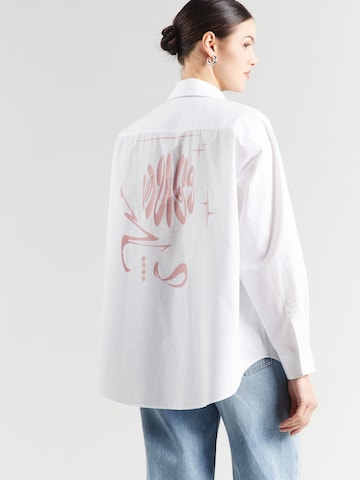 HUGO Μπλούζα 'Elisana' σε λευκό