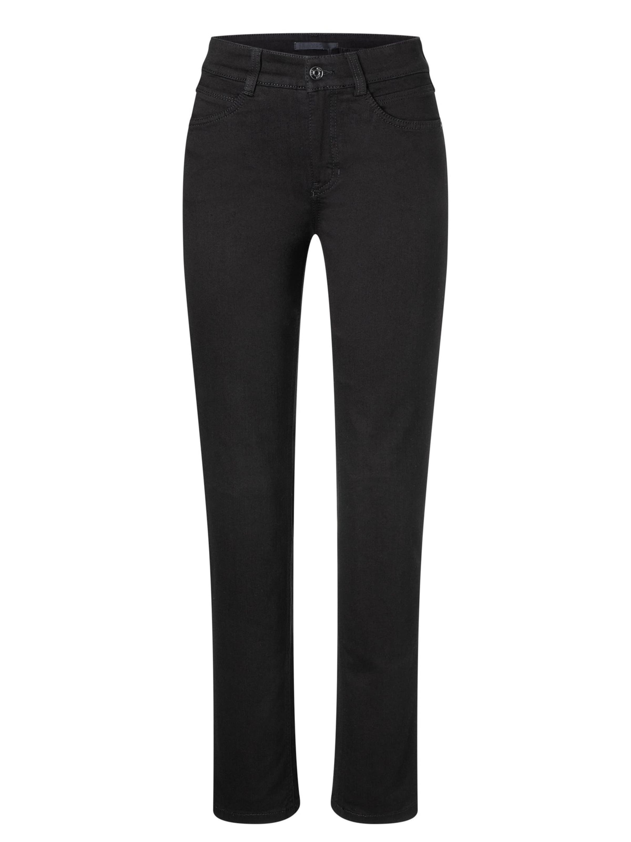 MAC Regular Jeans 'Angela'‌‌ in Schwarz: Vorderseite