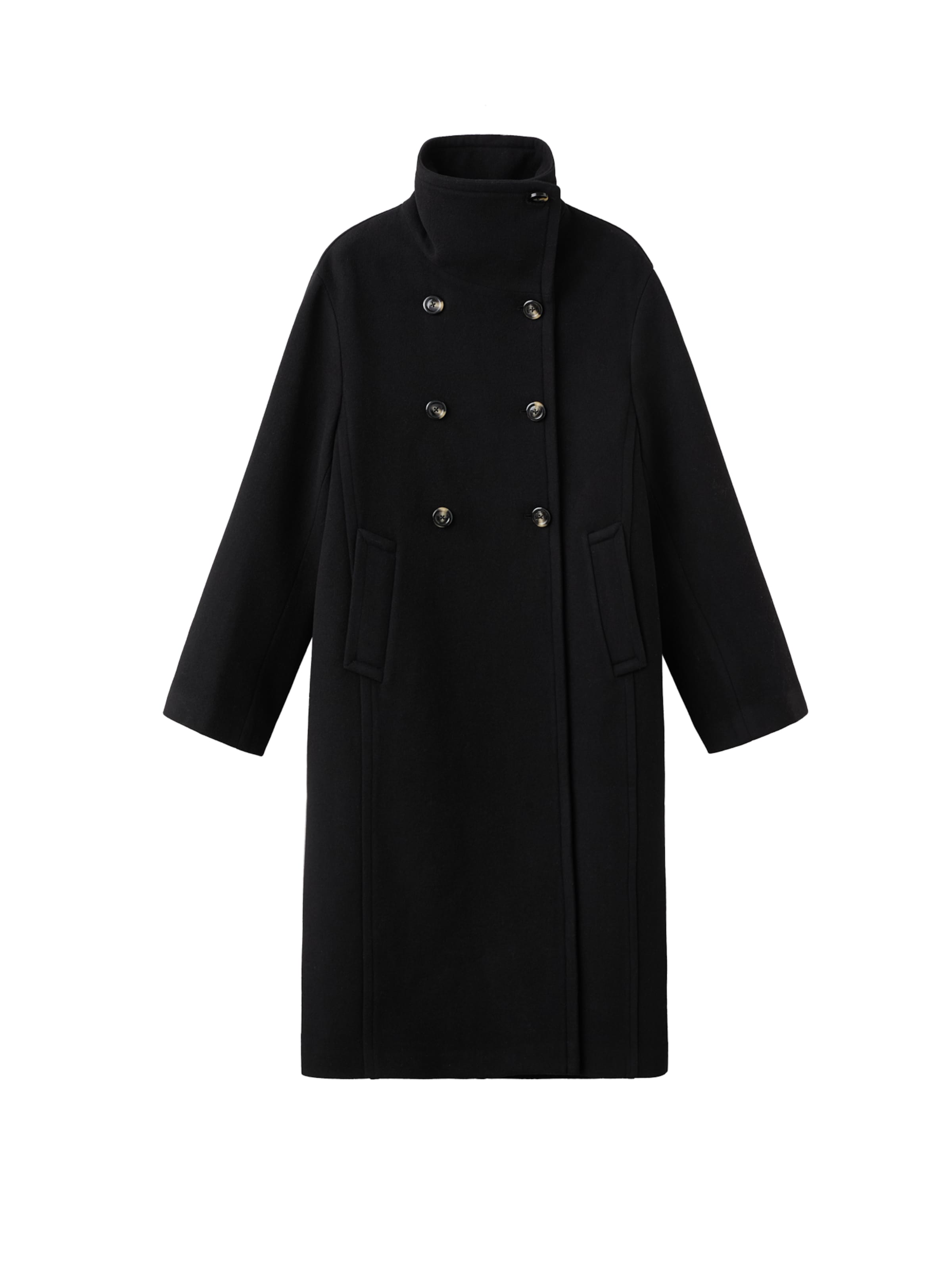 MANGO Overgangsfrakke 'MAREA' i sort: forside