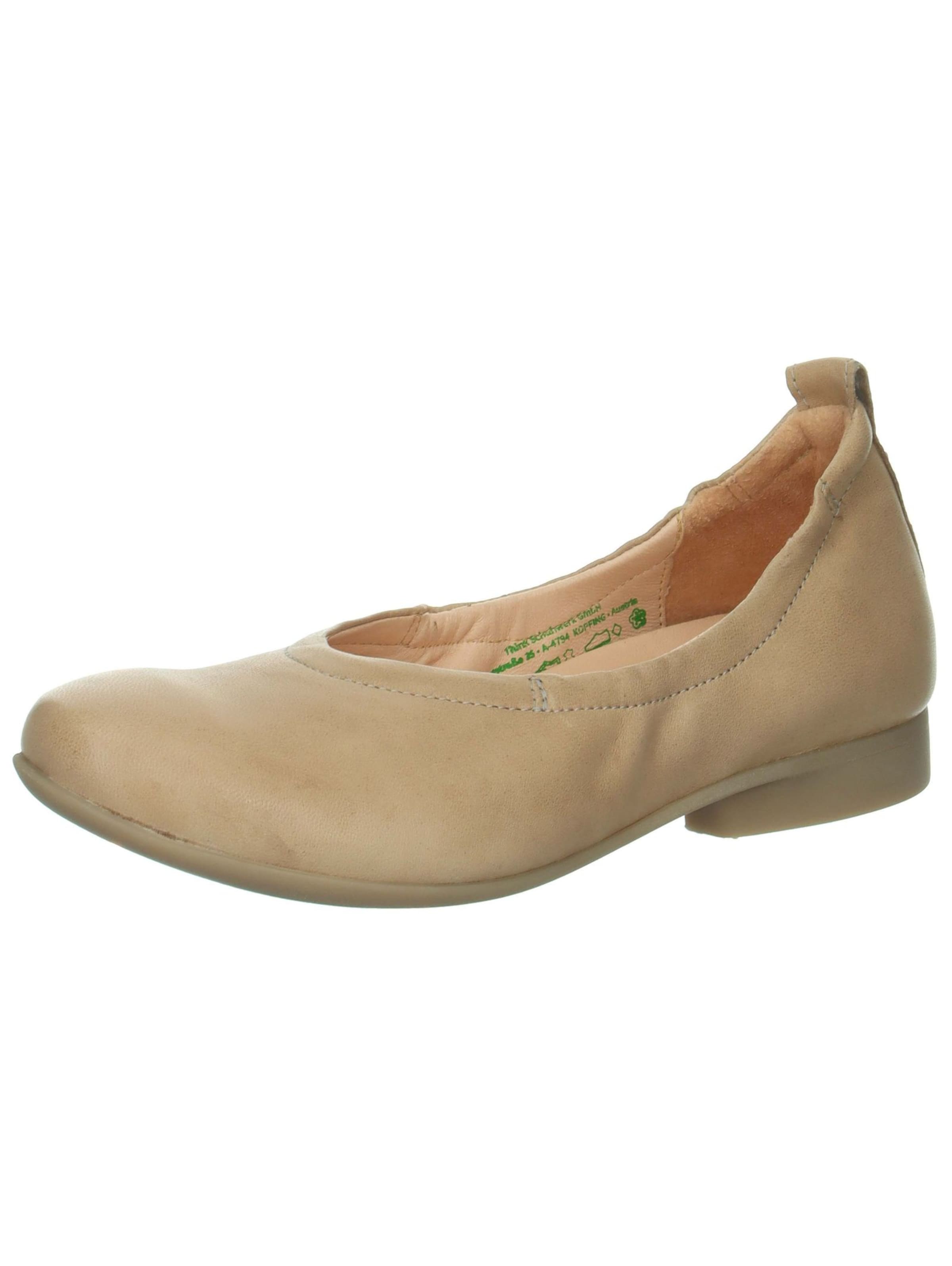 THINK! Ballet Flats 'Guad2' in Beige: front