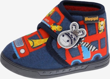 Ciabatta 'Indoor Shoe' di Beppi in blu: frontale