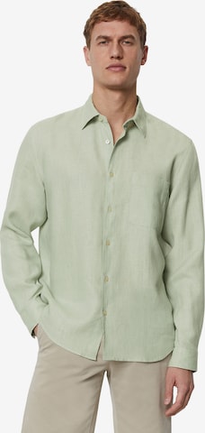 Marc O'Polo Regular fit Button Up Shirt in Green: front