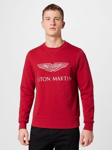 Hackett London - Sweatshirt em vermelho: frente