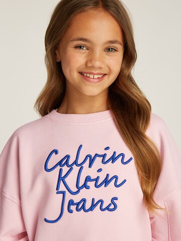 Calvin Klein Jeans Mikina - Ružová