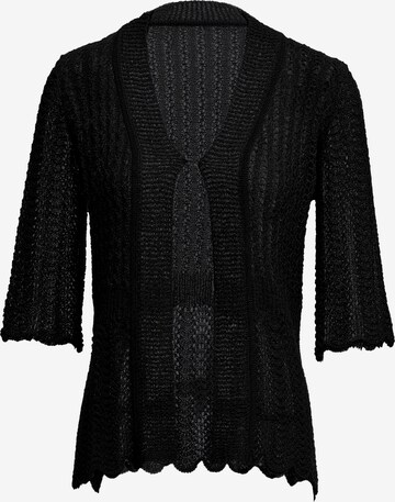 ZITHA Knit Cardigan in Black: front