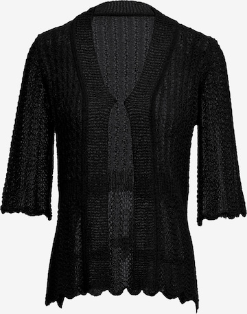 CELOCIA Knit Cardigan in Black: front
