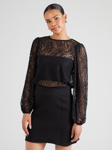 PIECES Bluse 'PCRUBY' in Schwarz: Vorderseite
