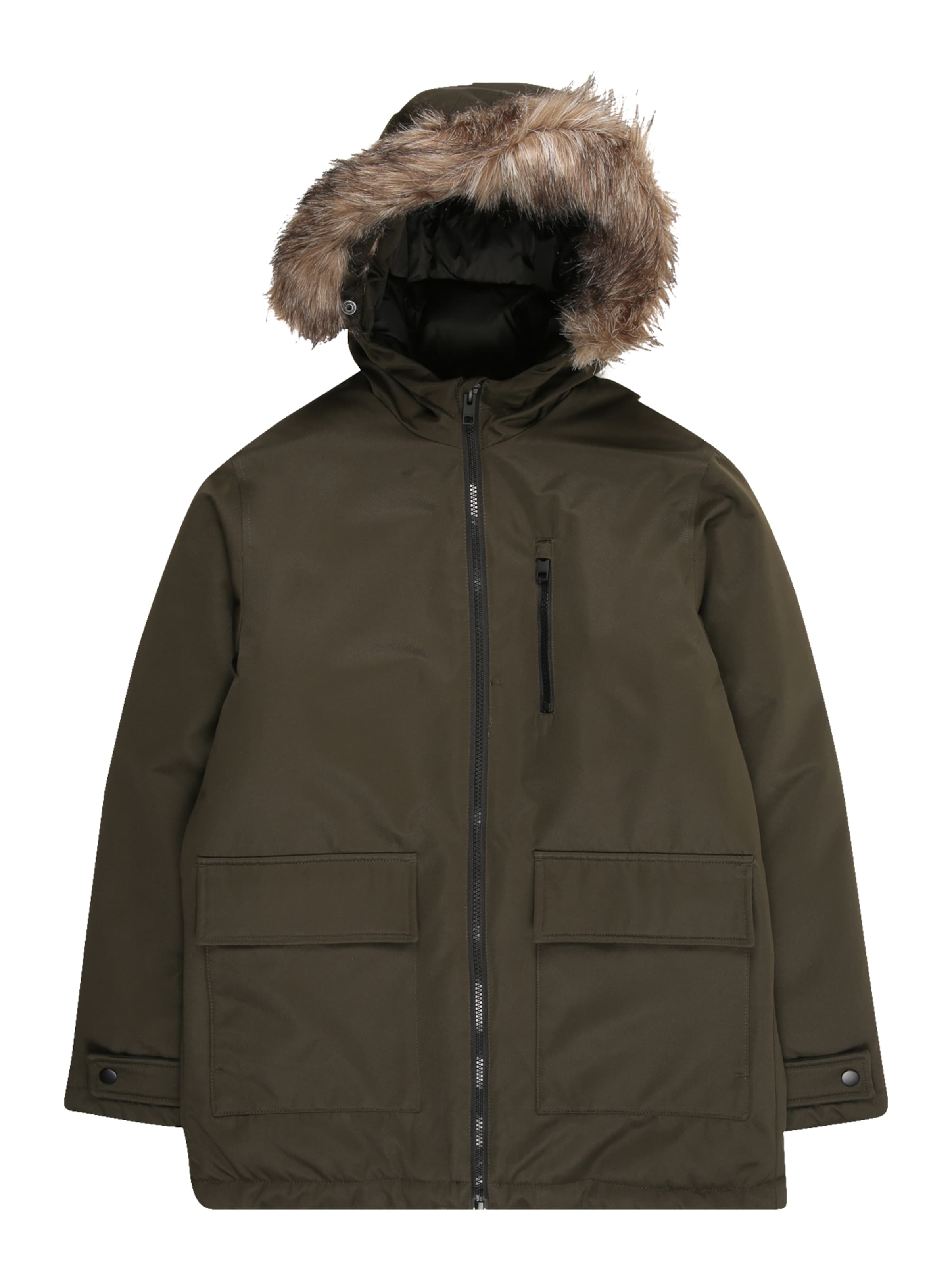Jack & Jones Junior Between-Season Jacket 'JJCHARLIE' in Green: front