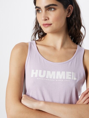 Hummel Športni top 'LEGACY' | vijolična barva