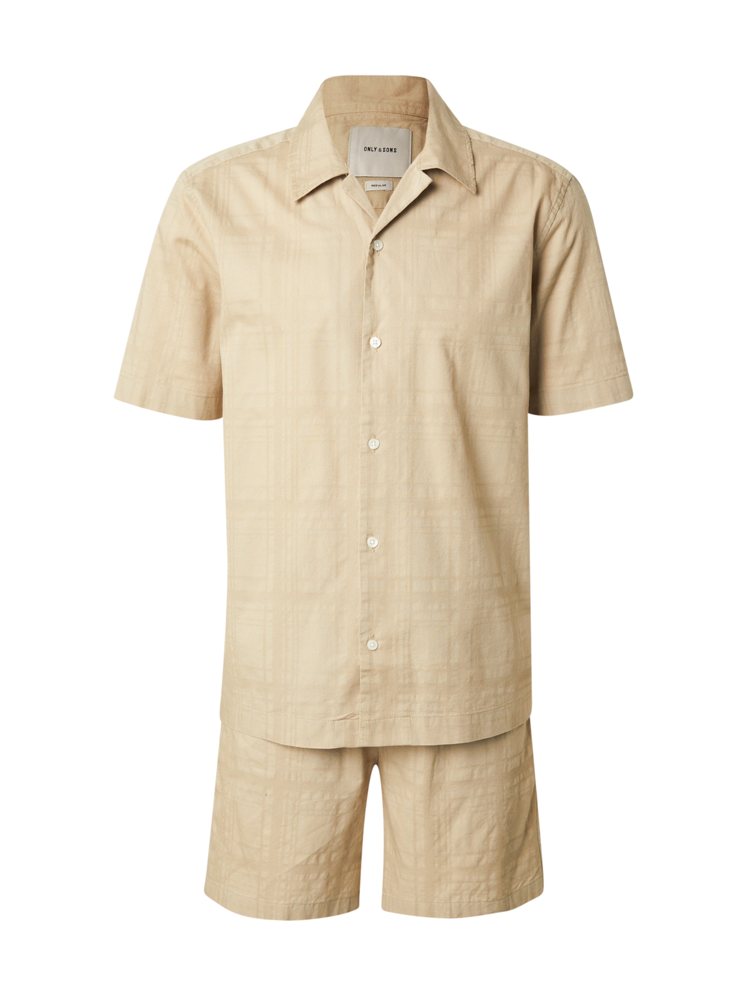 Tenue d'intérieur 'ONSSAO' Only & Sons en beige : devant