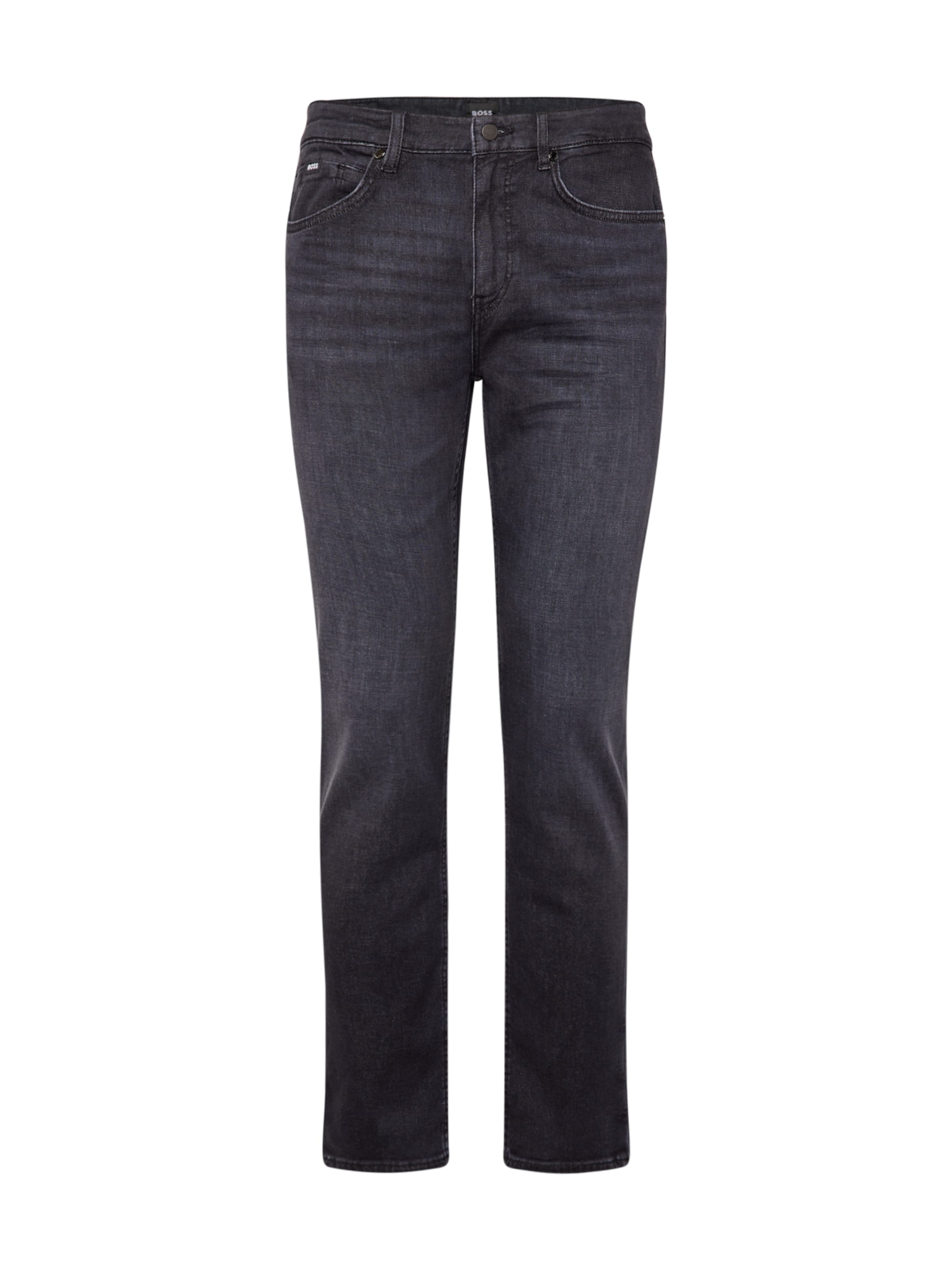 Slimfit Jeans 'Delaware' de la BOSS pe gri: față