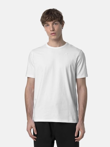 K-Way T-shirt 'K-WAY ADAME LIGHT STRETCH JERSEY T-Shirt e Polo' i vit: framsida