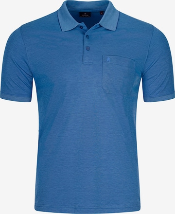 Ragman Shirt 'Basic' in Blauw: voorkant