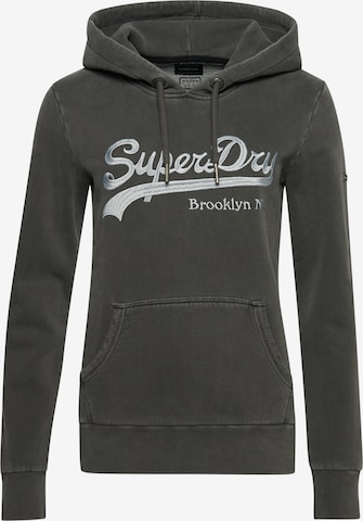 Sweat-shirt Superdry en gris : devant