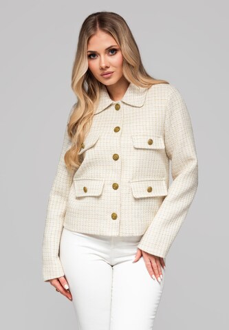 Blazer Ombre en blanc : devant