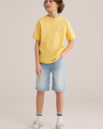 WE Fashion Футболка в Желтый