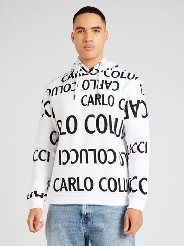 Carlo Colucci Sweatshirt in White: front