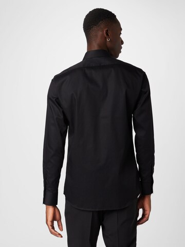 Coupe regular Chemise Karl Lagerfeld en noir