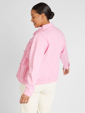 ONLY Carmakoma Jacke 'DREW' in Pink