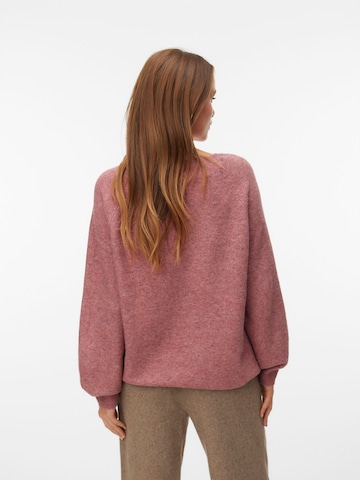 VERO MODA Sweater 'VMLeaf' in Pink