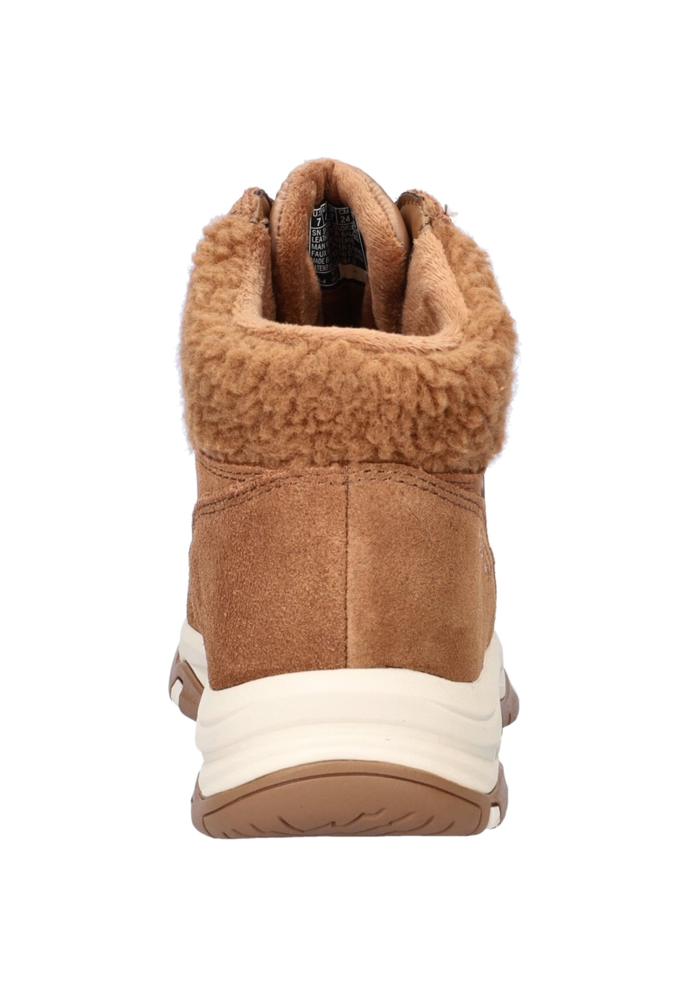 ruda SKECHERS Suvarstomieji kulkšnis dengiantys batai 'TREGO - SNOW BREEZE'