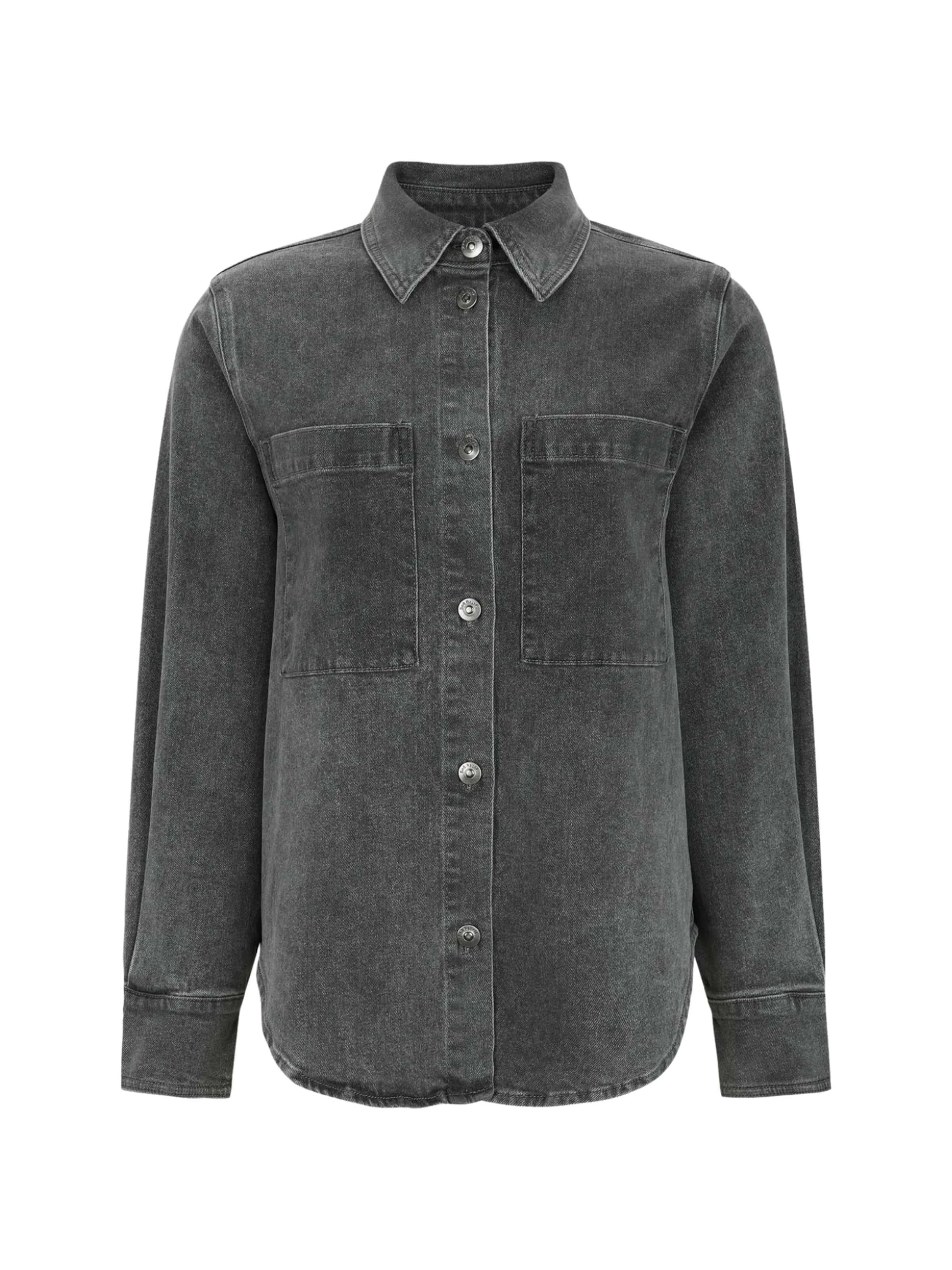 Soft Rebels Bluse 'Willa' i grå: forside