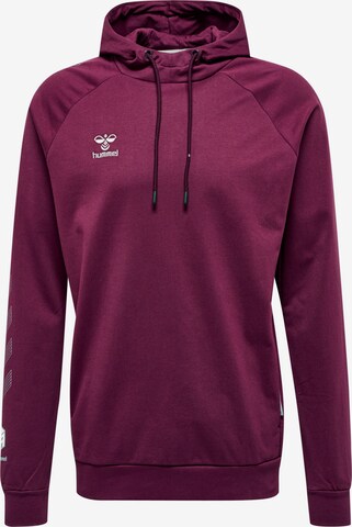 Hummel Athletic Sweatshirt 'Move' in Purple: front