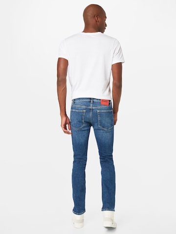 HUGO Red Slimfit Jeans 'HUGO 708' i blå