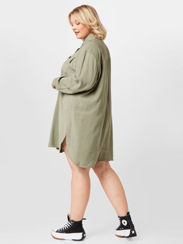 Dorothy Perkins Curve - Vestido camisero en verde