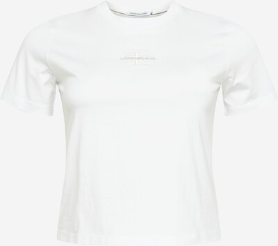 Calvin Klein Jeans Camiseta en kitt / blanco, Vista del producto