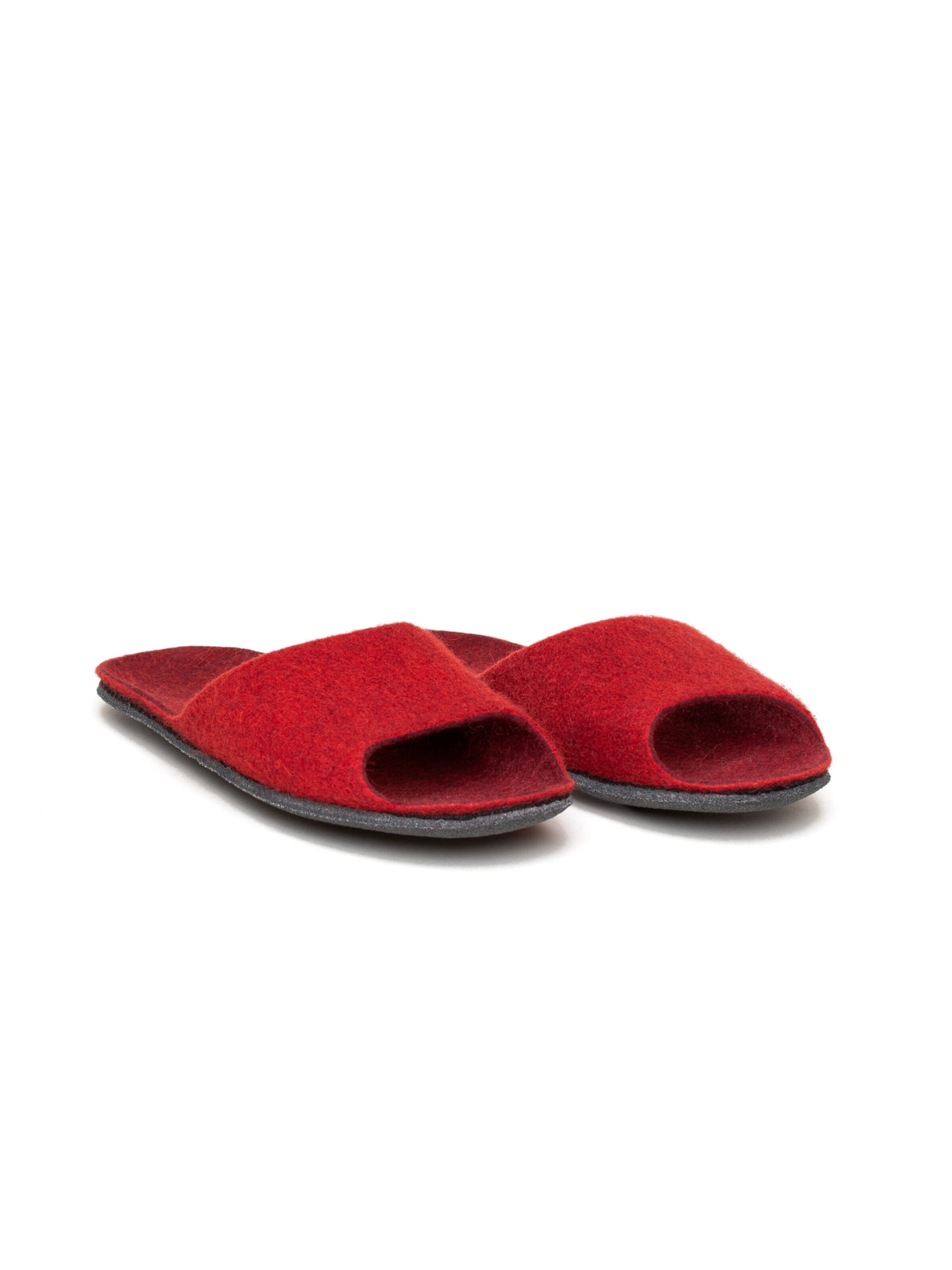 MagicFelt Slippers 'Filzpantoffel Magicfelt 722' in Red