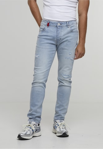 2Y Premium Slimfit Jeans 'Mateo' in Blau