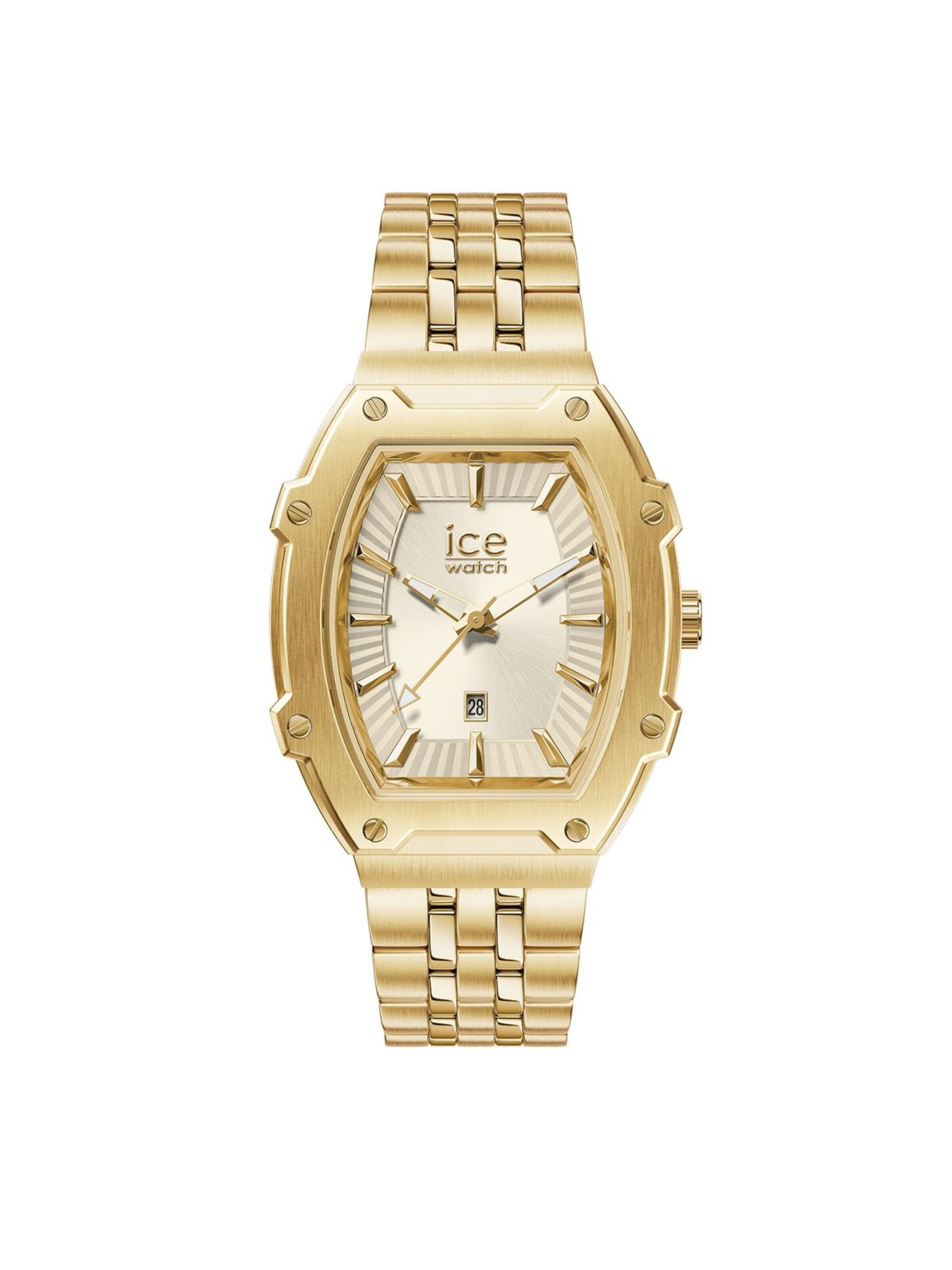 Ice-Watch Analoguhr 'ICE boliday'‌‌ in Gold: Vorderseite