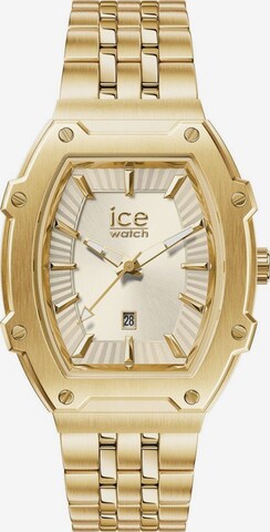 Ice-Watch Analoguhr 'ICE boliday' in Gold: Vorderseite