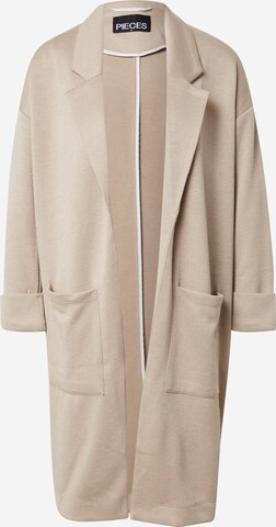 PIECES Summer Coat 'Dorita' in Beige: front