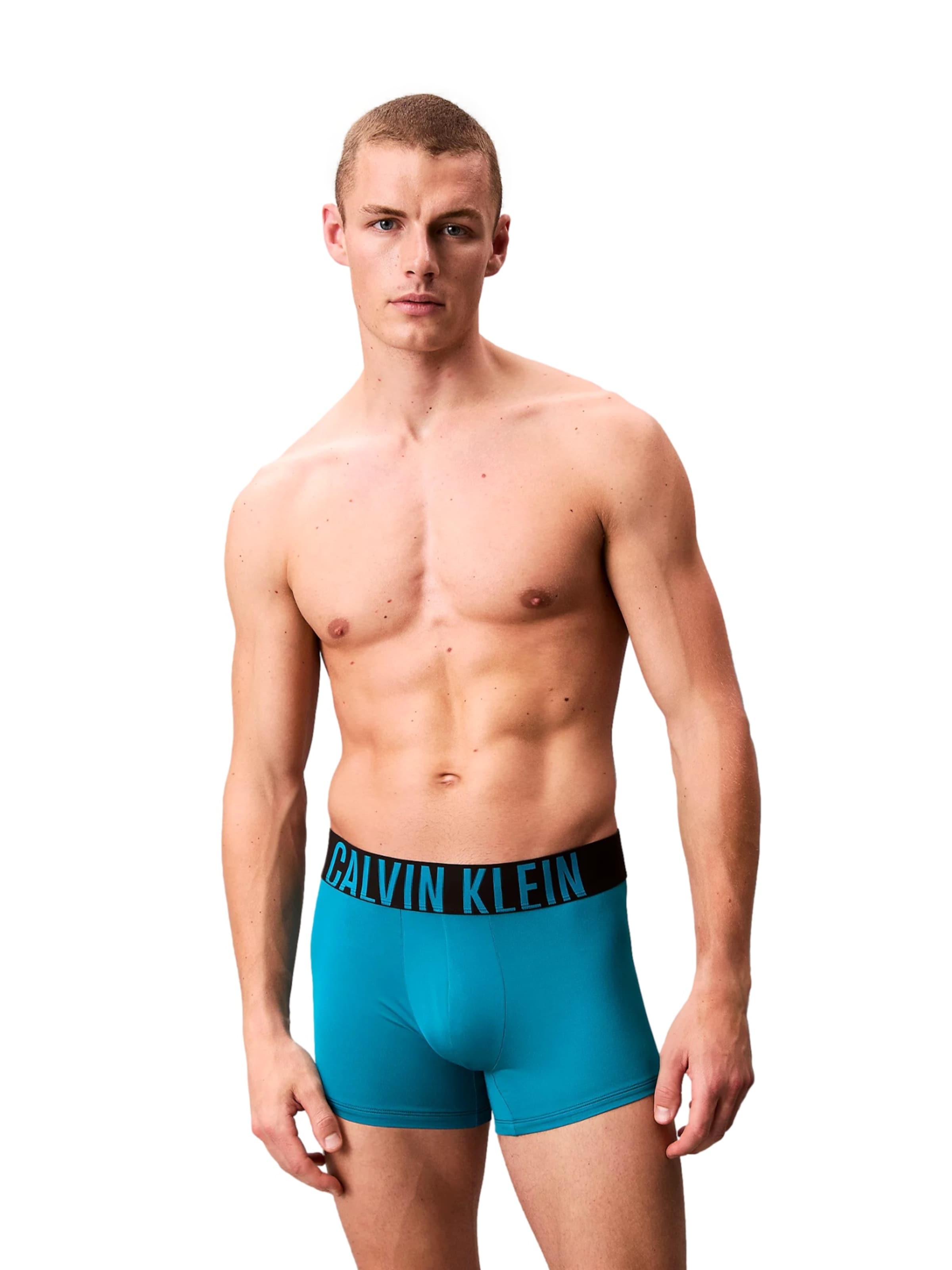 Calvin Klein Underwear - Boxers em azul: frente