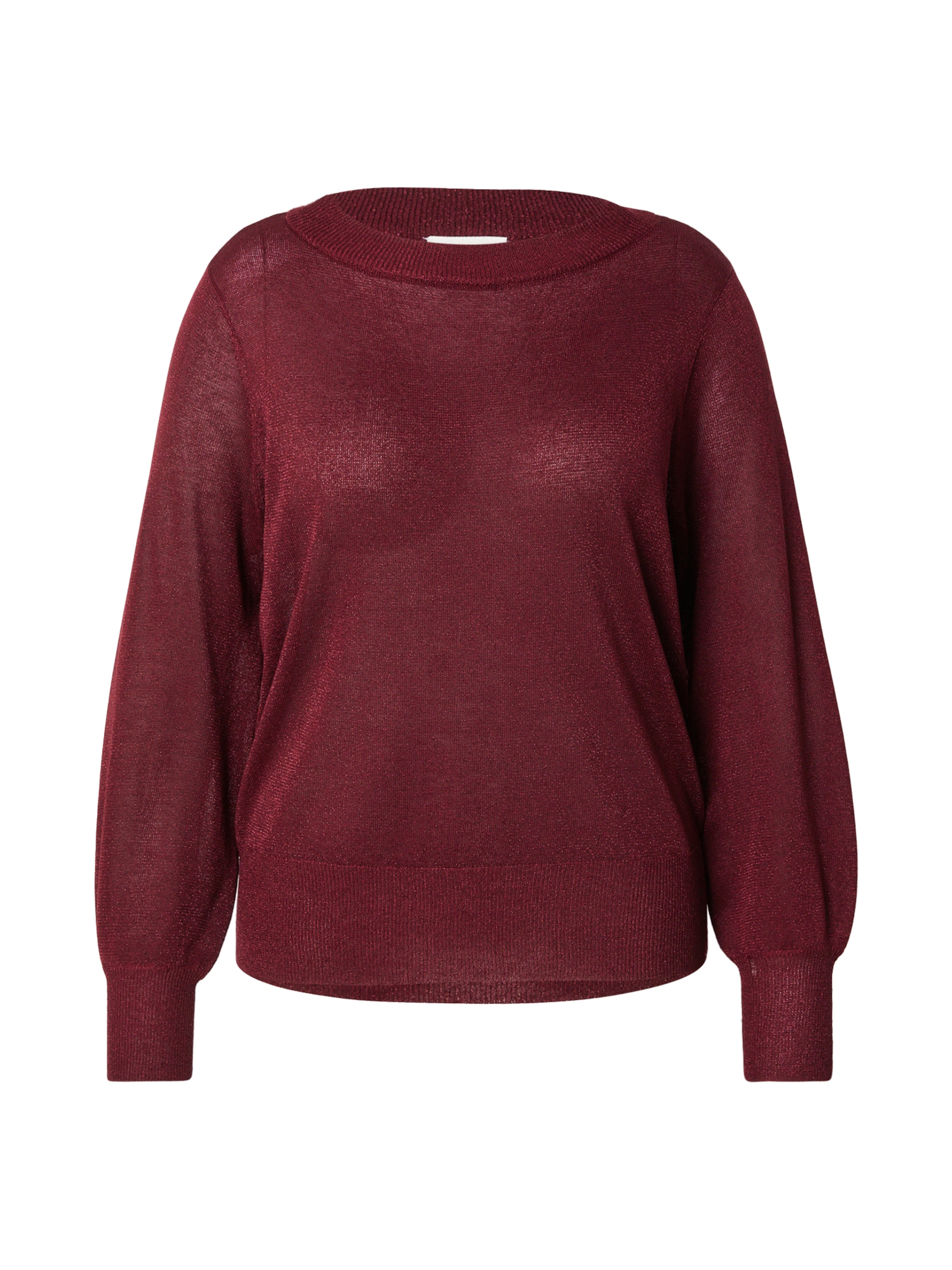 Pull-over 'CARSHINE' ONLY Carmakoma en rouge : devant